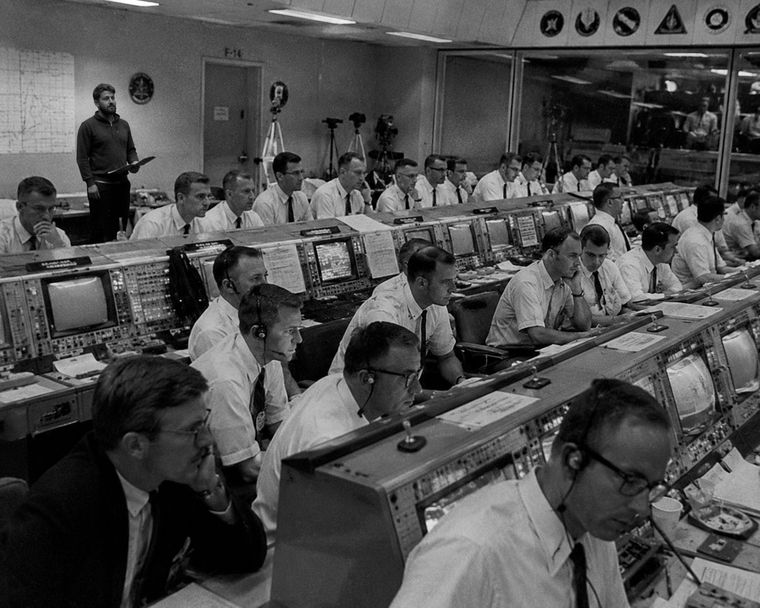 Mission control, 1969